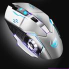 WARWOLF  Q8 Wireless Rechargeable Mouse Glowing Gaming Mouse(Silver) - 1