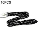 10 PCS Neck Lanyard for Label / ID / Badge / Mobile Phones, Size: 50 x 2cm, Style:Piano - 1