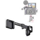 UURig R038 Double Hot Shoe Extension Fill Light Microphone Bracket for Canon EOS M6 Mark II - 1