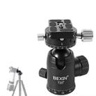 BEXIN 720 Degree Rotation Panoramic Aluminum Alloy Tripod Ball Head with Quick Release Plate - 1