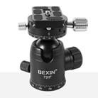 BEXIN 720 Degree Rotation Panoramic Aluminum Alloy Tripod Ball Head with Quick Release Plate - 2