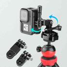 TELESIN Different Direction Long Adapter Screw Adapter Adjustment Arm For GoPro HERO11 Black / HERO9 Black / DJI Osmo Action 3 - 6