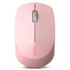 Rapoo M100G 2.4GHz 1300 DPI 3 Buttons Office Mute Home Small Portable Wireless Bluetooth Mouse(Cherry Blossom Powder) - 1