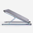 Portable Aluminum Alloy Folding Adjustable Lifting Tablet Computer Cooling Notebook Stand, Size:S(Gray) - 5