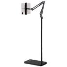 Live Folding Multifunctional Floor Stand For 4-13 Inch Cell Phone/Tablet/Switch, Size: 1.6m Retractable(Black) - 1