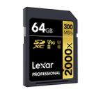 Lexar SD-2000x High Speed SD Card SLR Camera Memory Card, Capacity:64GB - 2