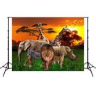2.1m x 1.5m Grassland Lion Animal Photography Background Cloth(W106) - 1
