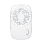 Portable Hand Held USB Rechargeable Mini Fan(White) - 1
