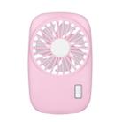 Portable Hand Held USB Rechargeable Mini Fan(Pink) - 1
