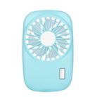 Portable Hand Held USB Rechargeable Mini Fan(Blue) - 1