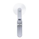 Mini USB Charging Handheld Portable Pocket Fan 3 in 1 Folding Small Fan(White) - 1