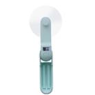 Mini USB Charging Handheld Portable Pocket Fan 3 in 1 Folding Small Fan(Green) - 1