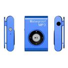 C26 IPX8 Waterproof Swimming Diving Sports MP3 Music Player with Clip & Earphone, Support FM, Memory:4GB(Blue) - 1