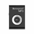 C26 IPX8 Waterproof Swimming Diving Sports MP3 Music Player with Clip & Earphone, Support FM, Memory:8GB(Black) - 2