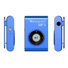 C26 IPX8 Waterproof Swimming Diving Sports MP3 Music Player with Clip & Earphone, Support FM, Memory:8GB(Blue) - 1