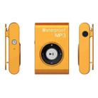 C26 IPX8 Waterproof Swimming Diving Sports MP3 Music Player with Clip & Earphone, Support FM, Memory:8GB(Orange) - 1