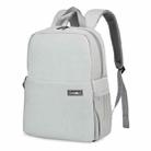 CADeN L4 Double-layer Casual Computer Backpack Multi-function Digital Camera Bag (Light Grey) - 1