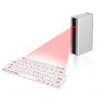 MINI F3 Bluetooth Charging Treasure Laser Virtual Projection 2 in 1 Keyboard(Silver) - 1