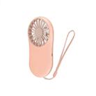 Portable Small Fan DC Mini Air Cooler Pocket Fans Usb Charge  Student Outdoors Bring(Pink) - 1