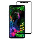 Ultra-thin Clear 9H 2.5D Explosion-proof Full ScreenTempered Glass Film for LG G8S ThinQ(Black) - 1