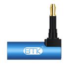 3 PCS EMK Optical Fiber Adapter Audio Adapter Square Port To Round Port Conversion Head - 3