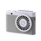 Portable Mini Usb Charging Camera Fan Hanging Neck Small Fan(Gray) - 1