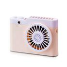 Portable Mini Usb Charging Camera Fan Hanging Neck Small Fan(Pink) - 1