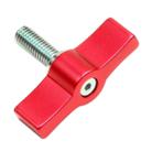 10PCS T-shaped Screw Multi-directional Adjustment Hand Screw Aluminum Alloy Handle Screw, Specification:M4(Red) - 1