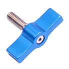 10PCS T-shaped Screw Multi-directional Adjustment Hand Screw Aluminum Alloy Handle Screw, Specification:M4(Blue) - 1