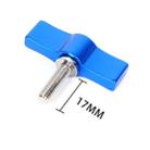 10PCS T-shaped Screw Multi-directional Adjustment Hand Screw Aluminum Alloy Handle Screw, Specification:M4(Blue) - 4