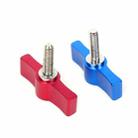 10PCS T-shaped Screw Multi-directional Adjustment Hand Screw Aluminum Alloy Handle Screw, Specification:M5(Red) - 2