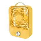 Promise Speed Adjustable Fan Portable Silent Desktop Wind Speed Fan USB Fan(Yellow) - 1