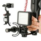 Ulanzi PT-3 Triple Cold Shoe Base Mount Adapter Expansion Microphone Stand Bracket LED Video Light Holder - 5