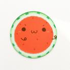 2 PCS 22cm Cute Fruit Series Round Mouse Pad Desk Pad Office Supplies(Watermelon) - 1