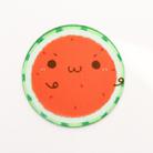 2 PCS 22cm Cute Fruit Series Round Mouse Pad Desk Pad Office Supplies(Watermelon) - 2