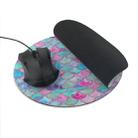 Watercolor Shiny Mermaid Scale Small Round Office Non-slip Mouse Pad, Size:22 × 22cm without Lock(Figure 1) - 3