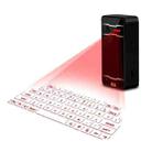 JHP-Best Portable Virtual Lasers Keyboard Mouse Wireless Bluetooth Lasers Projection Speaker(Black) - 1