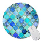 Round Mouse Pad with Diamond Pattern, Size:20 × 20cm without Lock(Print No. 1) - 1