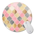 Round Mouse Pad with Diamond Pattern, Size:20 × 20cm without Lock(Print No. 3) - 1