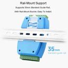 Waveshare RS485-HUB-8P Industrial-grade Isolated 8-ch RS485 Hub, Rail-mount Support, Wide Baud Rate Range - 7