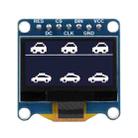 Waveshare 0.96 inch OLED Display Module, 128×64 Resolution, SPI / I2C Communication(D White) - 1