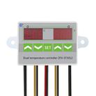 ST3012 Microcomputer Intelligent Temperature Controller Dual Temperature Dual Control Electronic Temperature Controller, Voltage:24V - 1