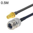 RP-SMA Female to N Female RG58 Coaxial Adapter Cable, Cable Length:1m - 1