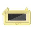 Bathroom Waterproof Mobile Phone Holder Bathing Watch TV Removable Touch Screen Phone Case(Yellow) - 1