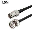 BNC Female To BNC Male RG58 Coaxial Adapter Cable, Cable Length:1.5m - 1