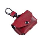 For Apple AirPods Pro Leather Earphones Shockproof Protective Case(Red) - 1
