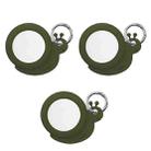 3PCS For AirTag Tracking Anti-Lost Locator Silicone Snails Case(Army Green) - 1