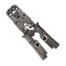 Multifunctional 4P8P6P Three-purpose Tester Ratchet Type Network Tool Squeeze Crimping Wire Network Pliers - 1