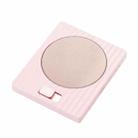 Home USB Constant Temperature Cup Mat Heat Thermos Coaster, Style:With Adapter(Romantic Pink) - 1