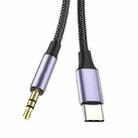 1.5m Gold Plated Type-C/USB-C Jack To 3.5mm Male Stereo Audio Cable - 2